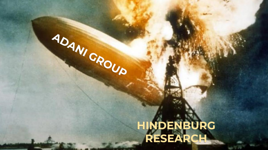 Adani blimp blow up