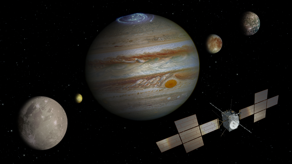 Artist depiction of Juice missions
